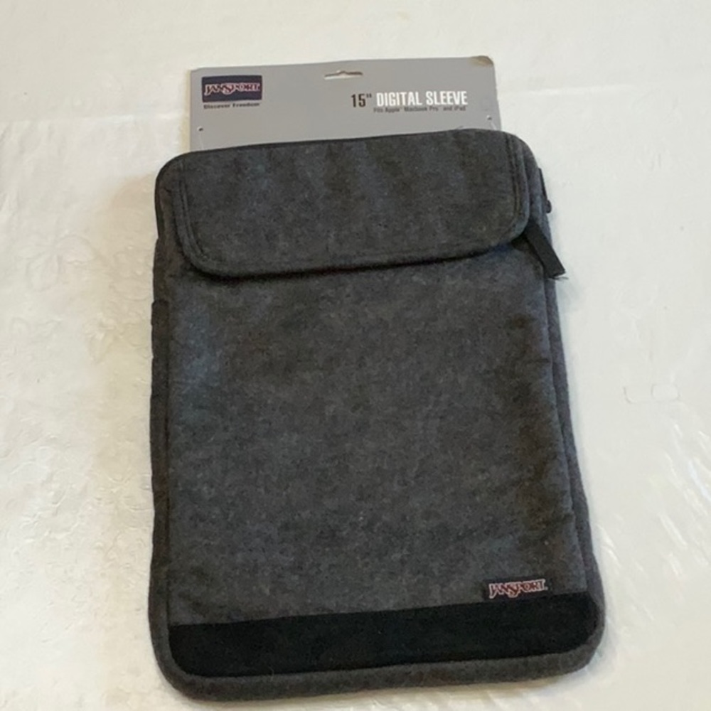 Jansport 15” 2.0 DIGITAL SLEEVE - Grey/Tartan Plaid